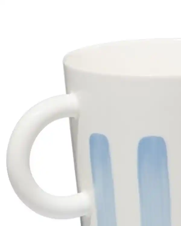 Bild 2 von Becher, 490 ml, Kombigeschirr, New Bone China, weiß-blau