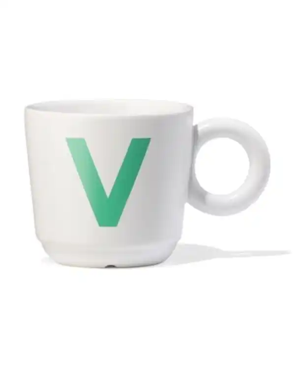 Bild 1 von Tasse 280 ml Buchstabe V