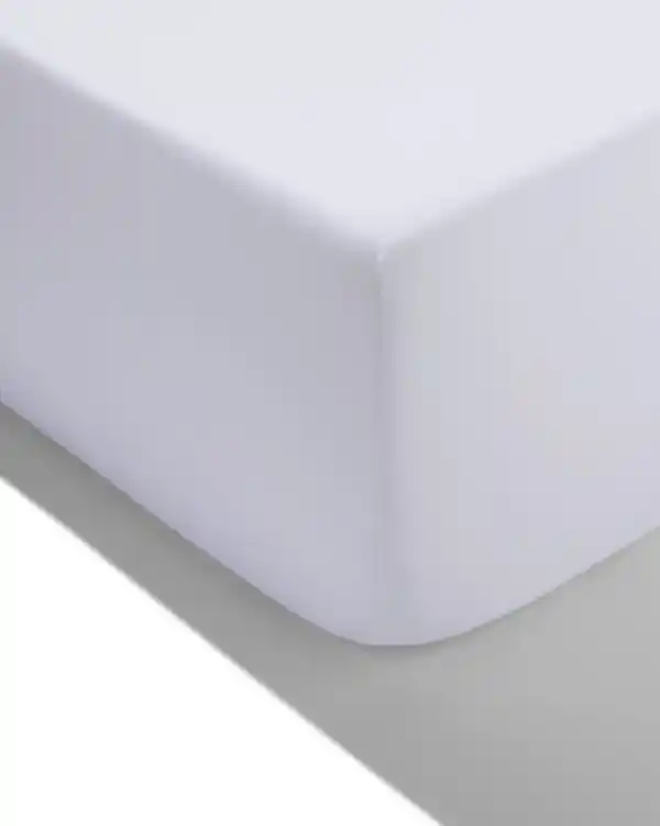 Bild 2 von Spannbettlaken, Perkal, 180 x 220 cm, weiß