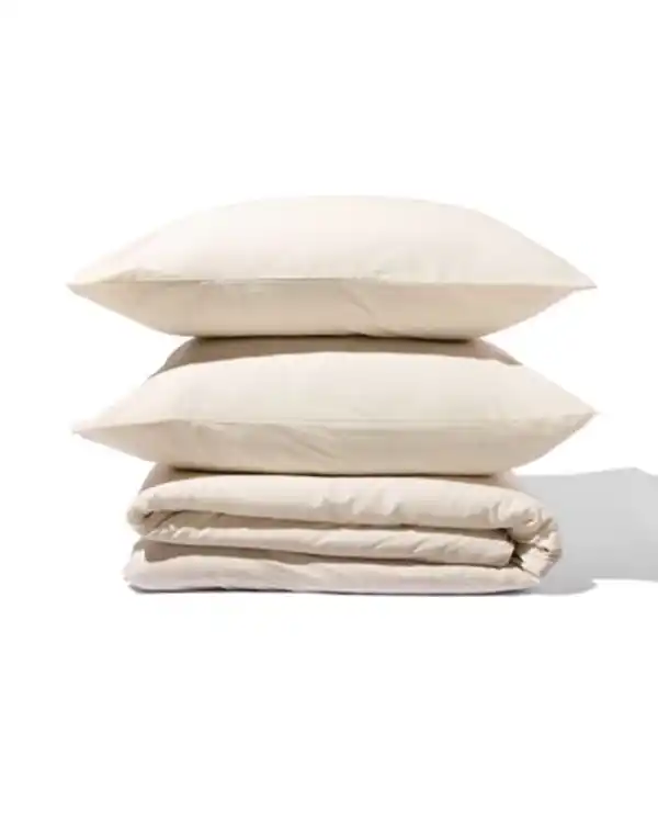 Bild 4 von Bettbezug weiche Baumwolle 200 x 200/220 grau-beige