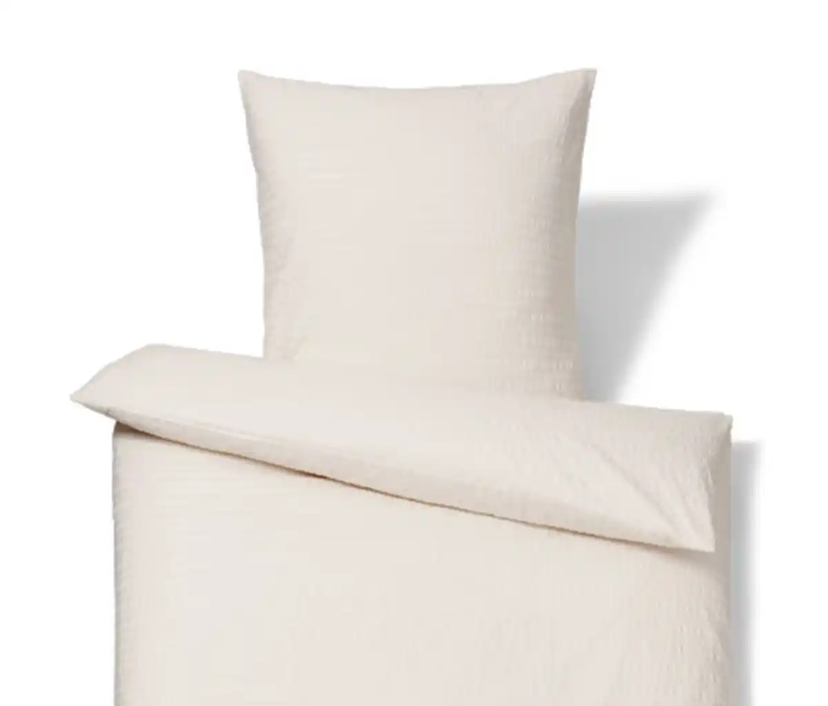 Bild 1 von Seersucker-Bettwäsche, Normalgröße, weiß