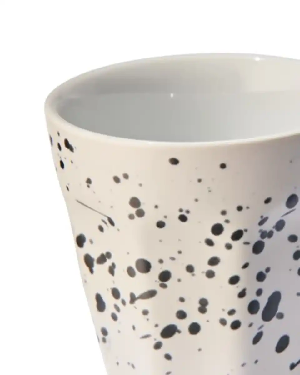 Bild 2 von Tasse Mirabeau, 90 ml, mattweiß mit Sprenkeln