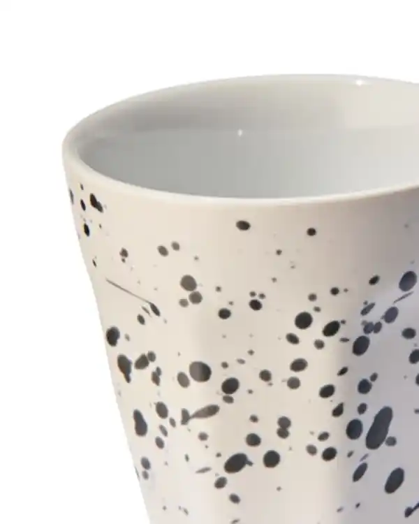 Bild 2 von Tasse Mirabeau, 90 ml, mattweiß mit Sprenkeln