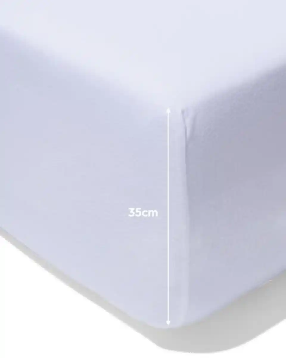 Bild 4 von Boxspring-Spannbetttuch Jersey 180x200/220 weiß