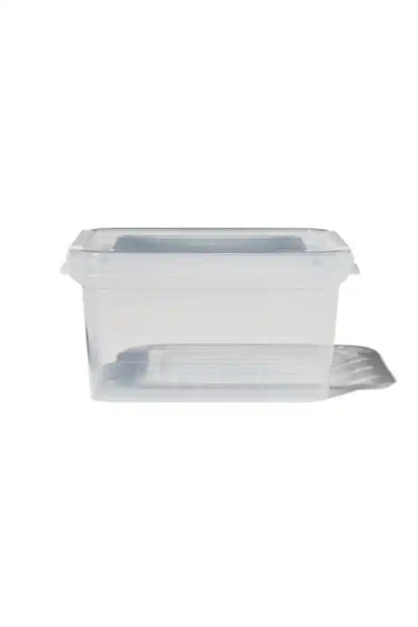 Bild 1 von Ordnungsbox Dublin, mit Deckel, 1.2 Liter, transparent, 18 x 12 x 10 cm