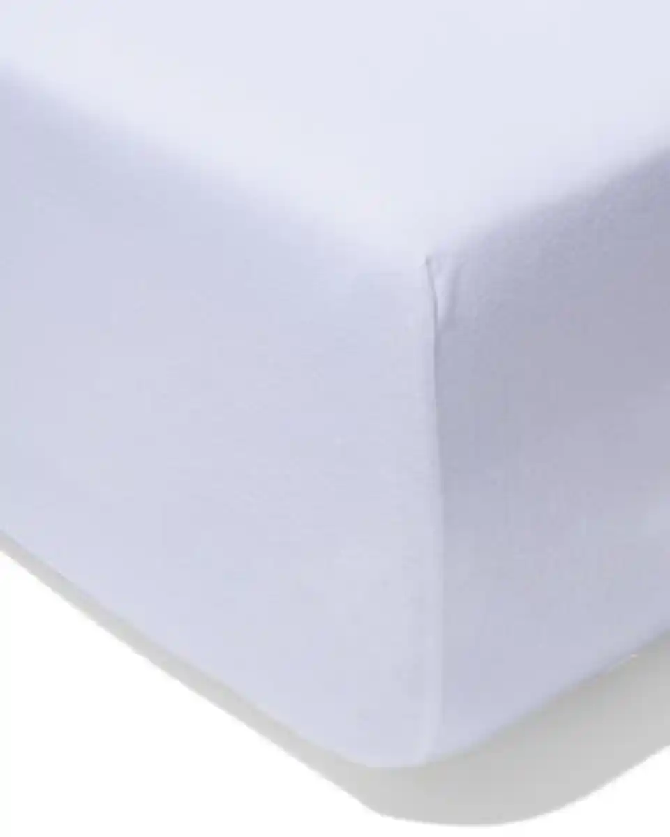 Bild 1 von Boxspring-Spannbetttuch Jersey 180x200/220 weiß