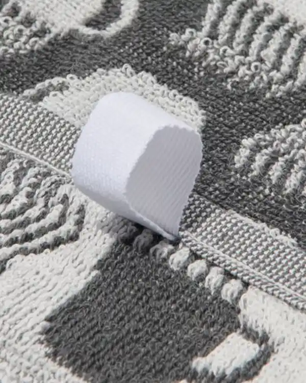 Bild 2 von Küchenhandtuch, 50 x 50 cm, Baumwolle, grau mit Kaffeebechern