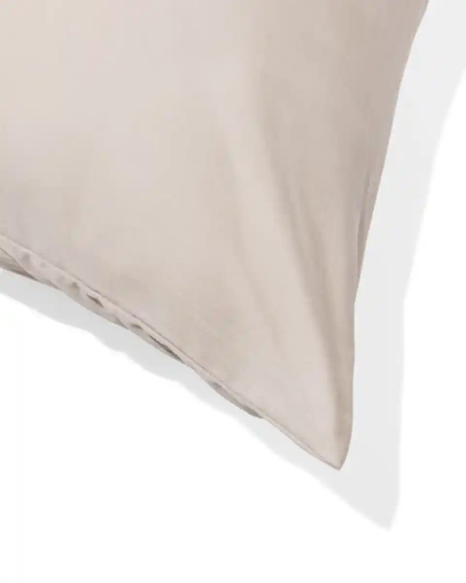 Bild 2 von 2er-Pack Kissenbezüge, Satin, 60 x 70 cm, sandfarben