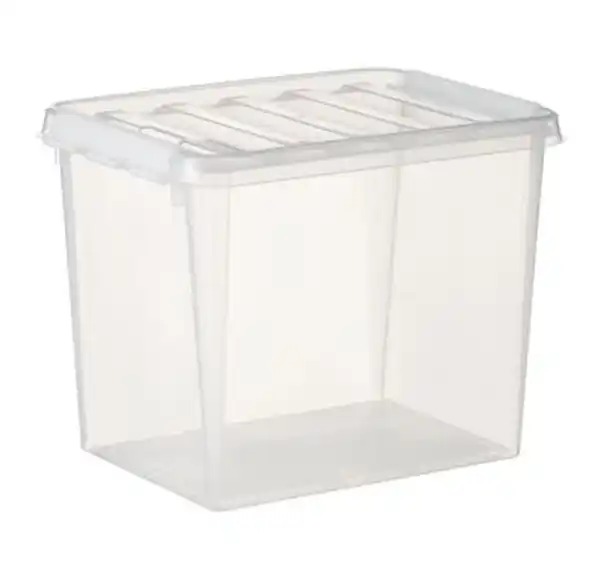 Bild 1 von Ordnungsbox Brüssel, 14 Liter, transparent, 34 x 25 x 27 cm