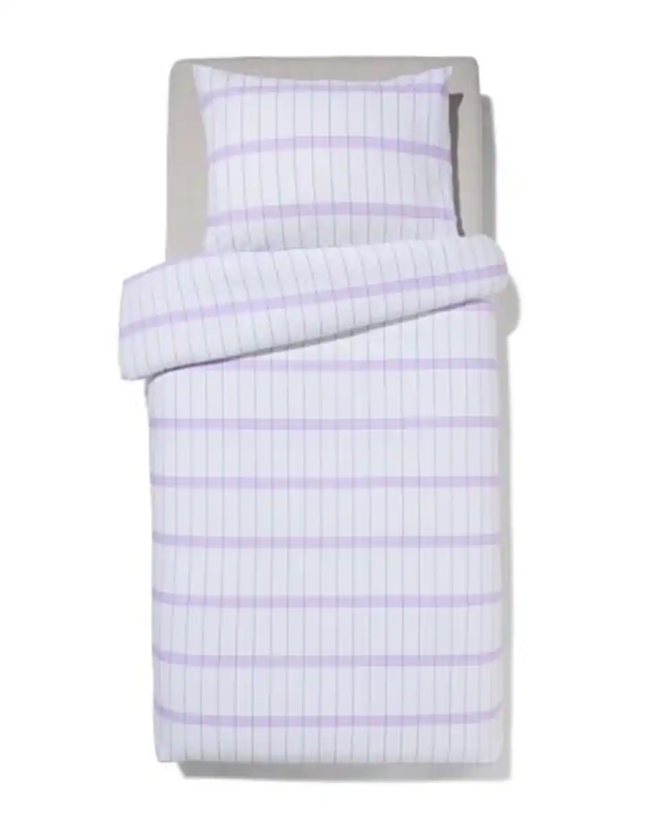 Bild 1 von Bettwäsche, Soft Cotton, 140 x 200/220 cm, kariert, violett
