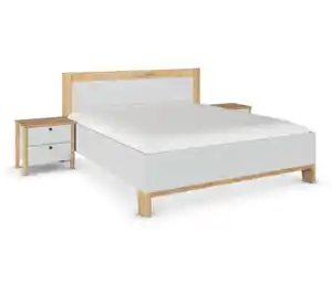 rauch Bett mit 2 Nachttischen »Credo«, 180 cm, seidengrau