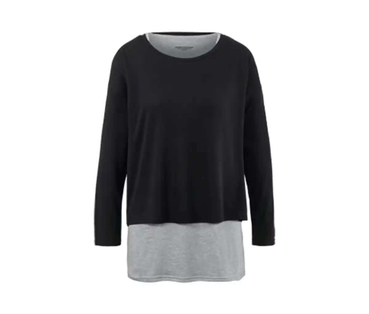 Bild 1 von 2-in-1-Sportshirt, schwarz