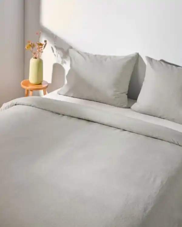 Bild 4 von Bettbezug Flanell 240x200/220 grau meliert