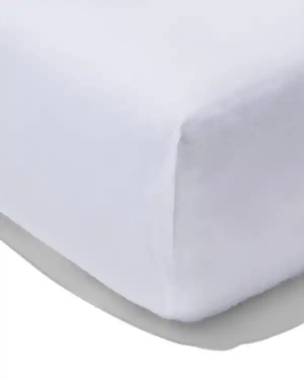 Bild 1 von weiches Baumwoll-Spannbetttuch 180x220 weiß