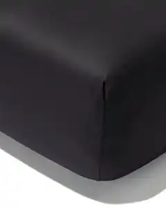 Spannbetttuch Satin 90x220 dunkelgrau