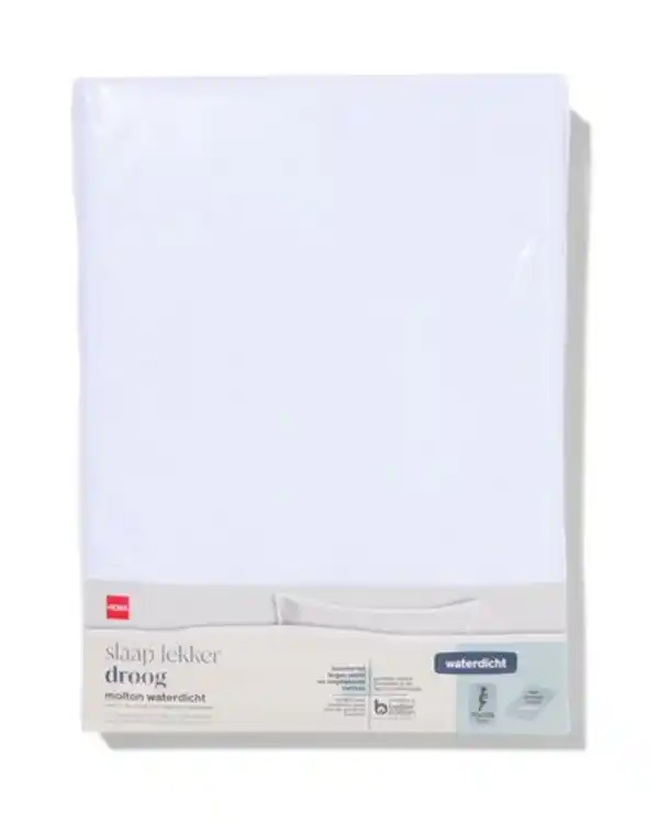 Bild 3 von Kinder-Molton-Spannbettlaken, wasserdicht, 70 x 150 cm, weiß