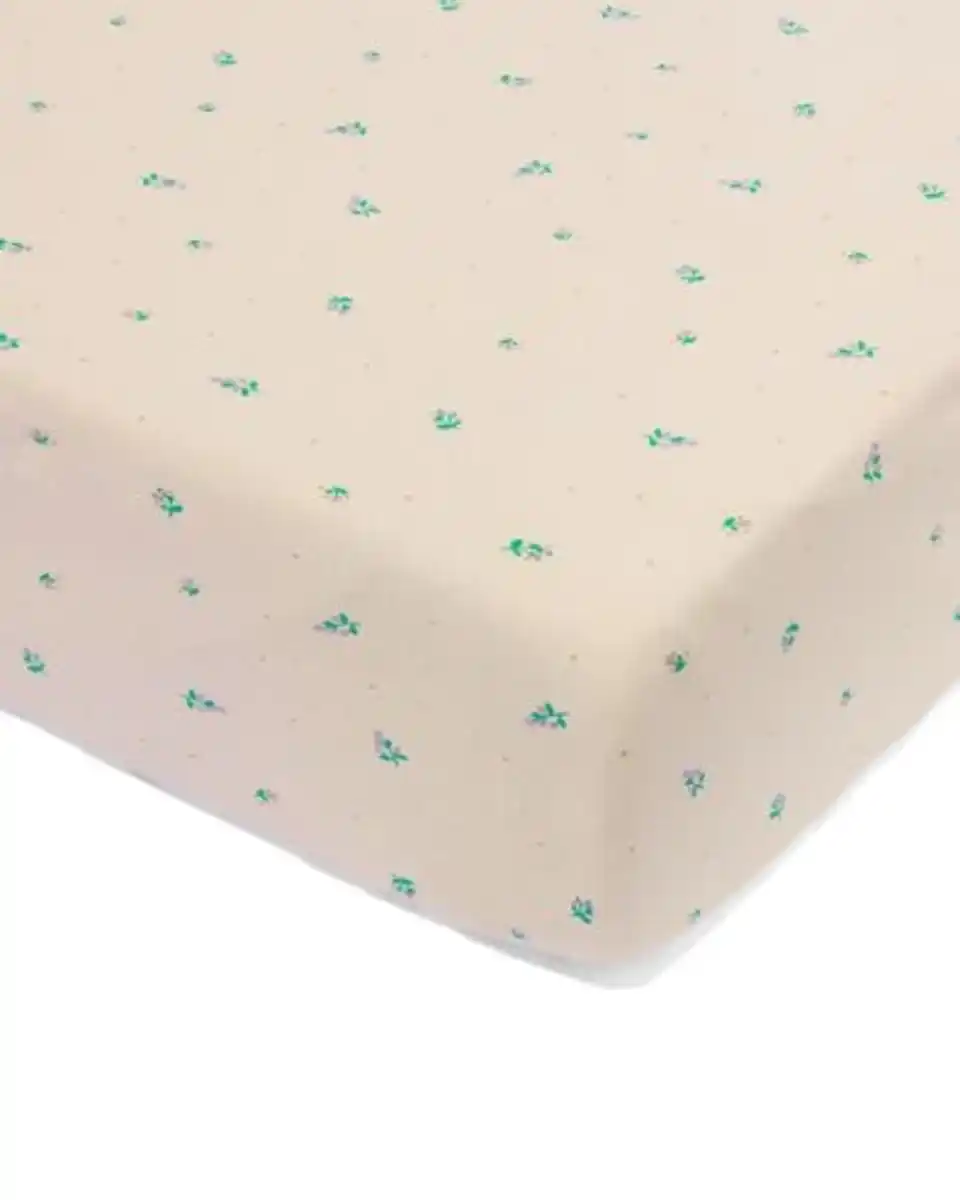 Bild 1 von Kinder-Spannbettlaken, 60 x 120 cm, Blumen
