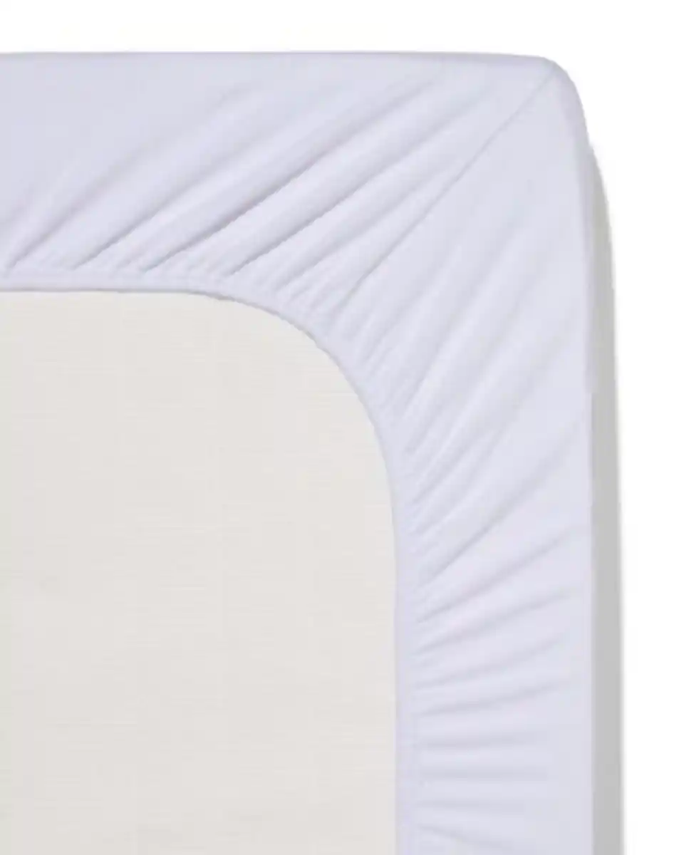 Bild 3 von Boxspring-Spannbetttuch Molton Stretch 80x200 weiß
