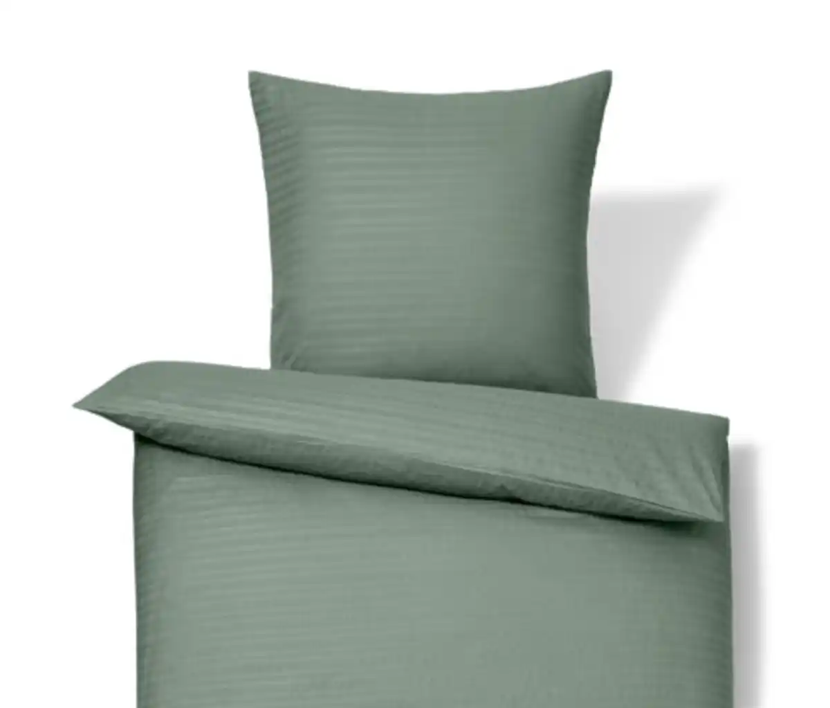 Bild 1 von Seersucker-Bettwäsche, Normalgröße, grün