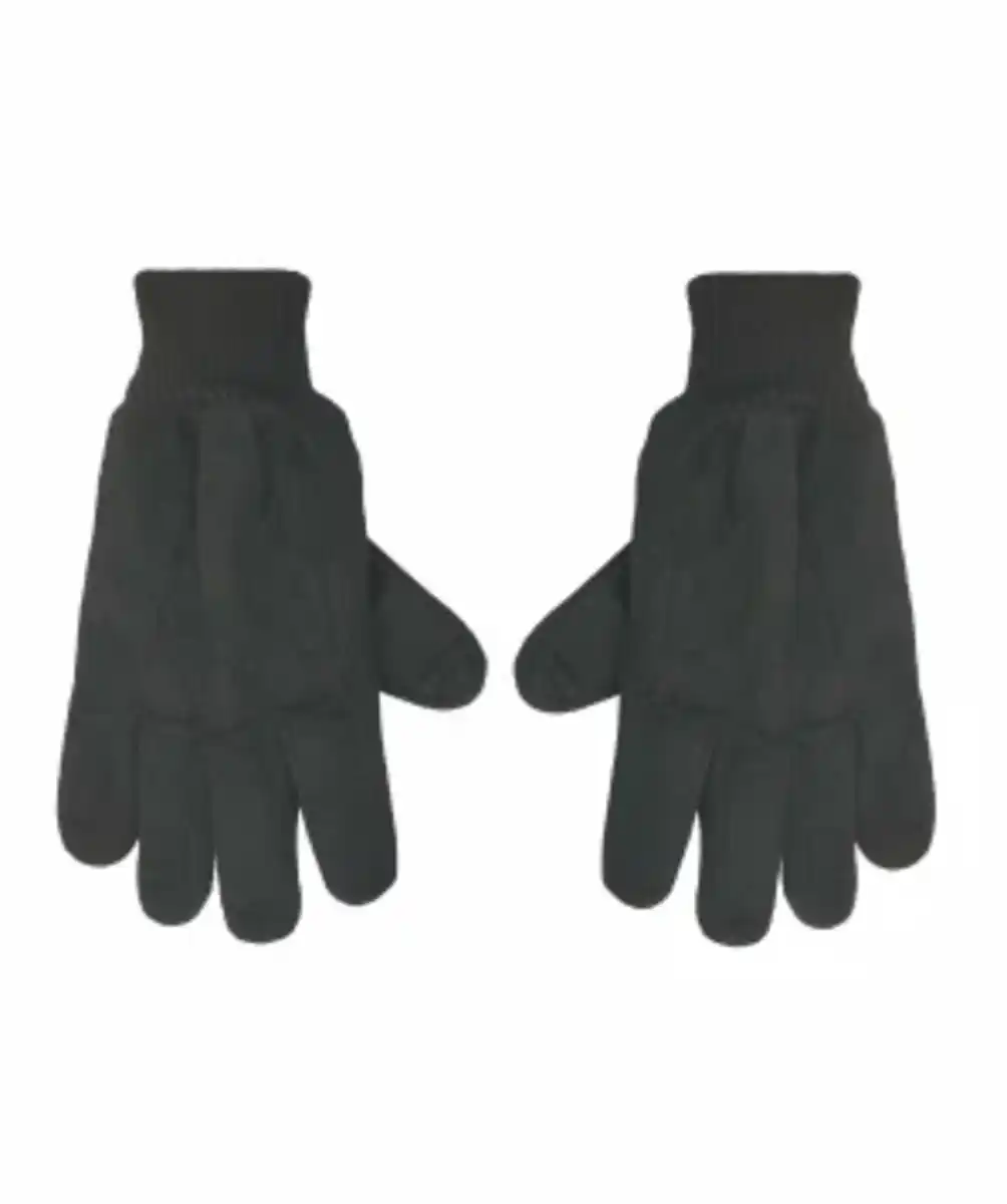 Bild 1 von Handschuhe in Wildlederoptik, schwarz