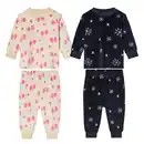 Bild 1 von KUNIBOO® Baby-Velours-Pyjama, 2-teilig