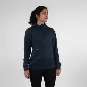 KIPRUN Hoodie Damen - Run 500 Warm blau