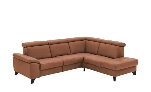 Bild 3 von Kollektion Kraft Ecksofa Echtleder Linda ¦ braun ¦ Maße (cm): B: 261 H: 80 T: 209 Polstermöbel > Sofas > Ecksofas - Möbel Kraft