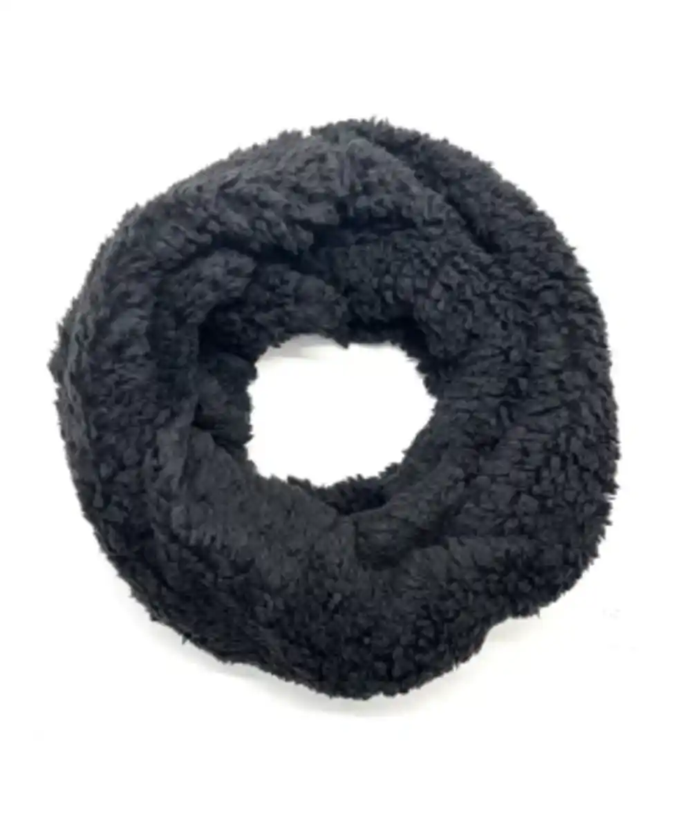 Bild 1 von Loopschal in Teddyfelloptik, schwarz