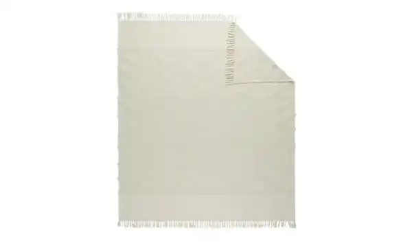 Bild 2 von como superior Tagesdecke  ZickZack ¦ beige ¦ 100% Baumwolle ¦ Maße (cm): B: 220 Heimtextilien > Kuscheldecken - Möbel Kraft