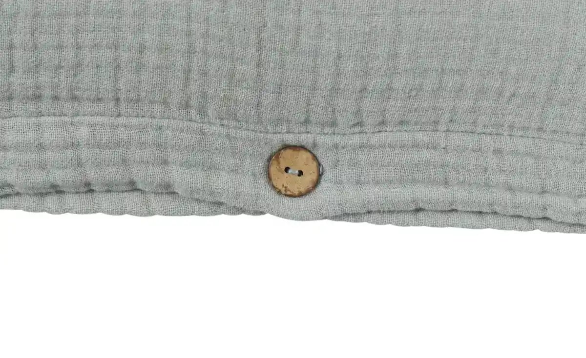 Bild 2 von como Musselin Bettwäsche ¦ grün ¦ Maße (cm): B: 135 Bettwaren > Bettwäsche-Sets > Ganzjahresbettwäsche - Möbel Kraft