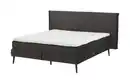 Bild 2 von Twist Boxspringbett mit flauschigem Mega-Cordbezug Harper ¦ grau ¦ Maße (cm): B: 222 H: 116 Betten > Boxspringbetten - Möbel Kraft