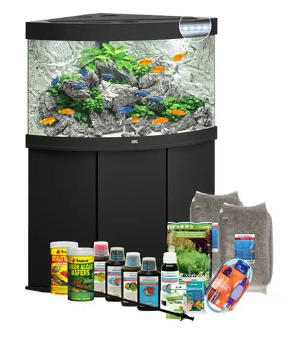 Bild 1 von JUWEL® AQUARIUM Kombination Trigon 190 LED inkl. Starter-Set, ca. B98,5/H133/T70 cm