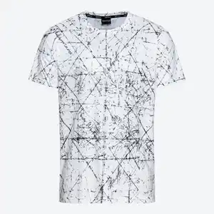 Herren-Funktions-T-Shirt mit Rücken-Print