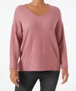 Rosa Feinstrickpullover, rosa