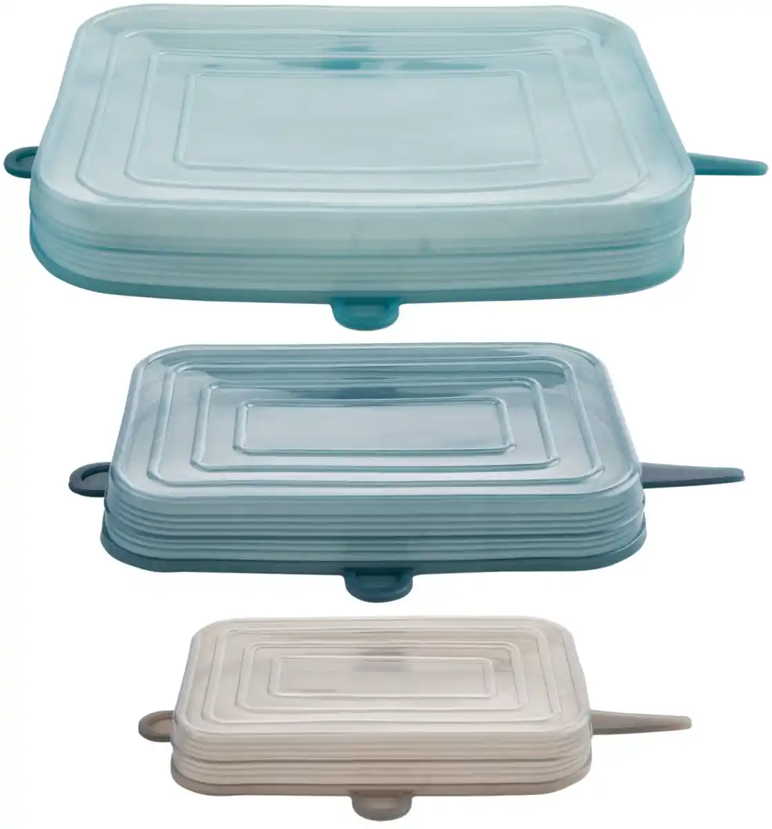 Bild 3 von SPICE&SOUL® Silikondeckel-Set eckig, 6-teilig