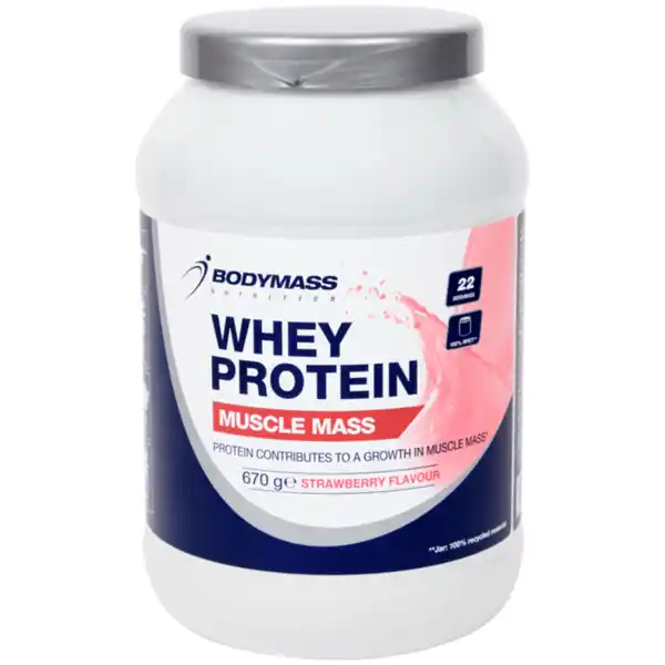 Bild 1 von Bodymass Whey Protein Erdbeere