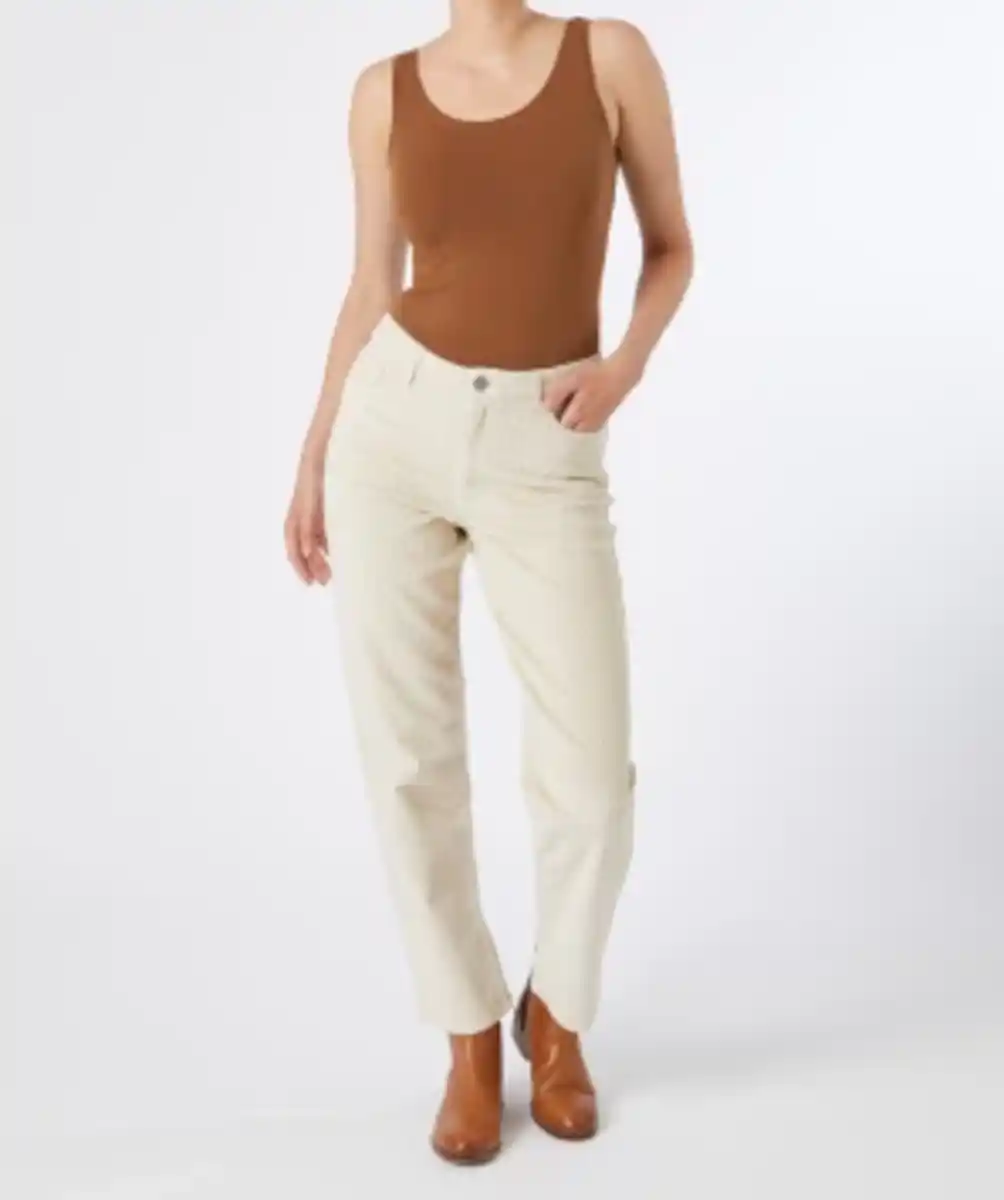 Bild 1 von Cordhose im 5-Pocket-Style, naturfarben