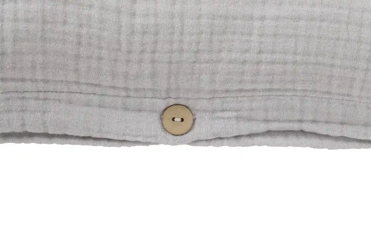 Bild 3 von como Musselin Bettwäsche ¦ grau ¦ Maße (cm): B: 135 Bettwaren > Bettwäsche-Sets > Ganzjahresbettwäsche - Möbel Kraft