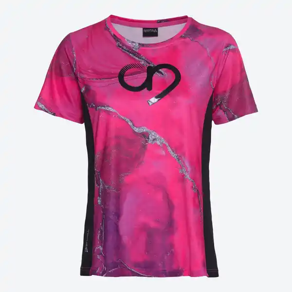 Bild 3 von Damen-Funktions-T-Shirts mit Kontrast-Einsätzen