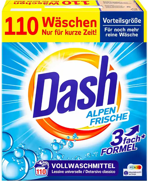 Bild 1 von DASH Voll- oder Colorwaschmittel