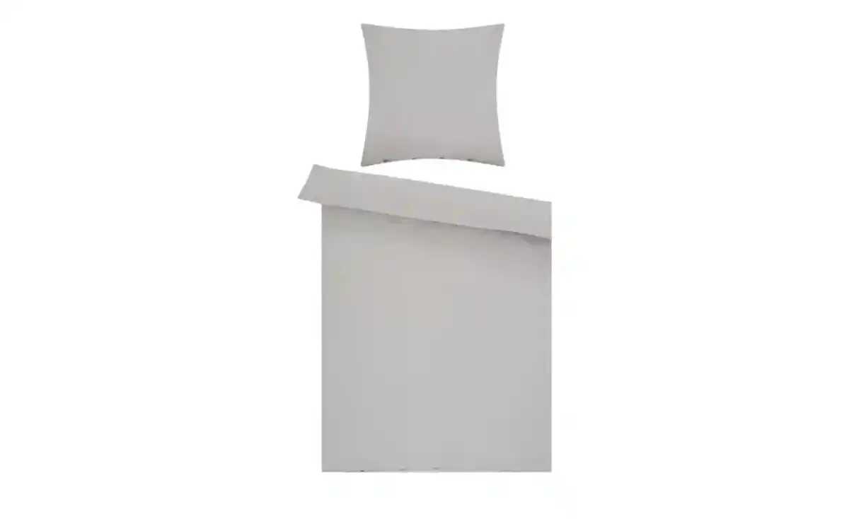 Bild 1 von como Musselin Bettwäsche ¦ grau ¦ Maße (cm): B: 135 Bettwaren > Bettwäsche-Sets > Ganzjahresbettwäsche - Möbel Kraft
