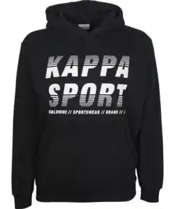 Kappa Sweatpullover, schwarz