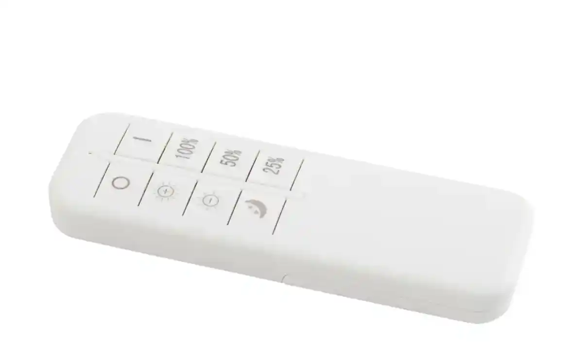 Bild 2 von KHG LED-Deckenleuchte, 1-flammig, Stoffschirm weiß ¦ weiß ¦ Maße (cm): H: 11  Ø: [45.0] Lampen & Leuchten > Innenleuchten > Deckenlampen - Möbel Kraft