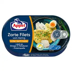 APPEL Heringsfilet 200 g, Eier-Senf Creme