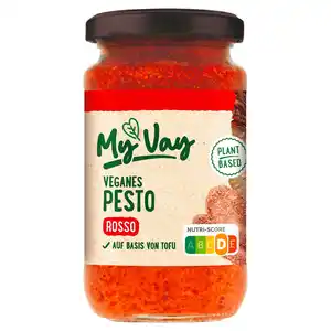 MY VAY Vegan Pesto 190 g, rot