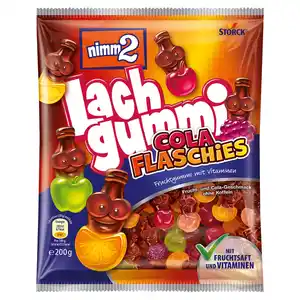 STORCK Nimm2 Lachgummi 200 g, Flaschies