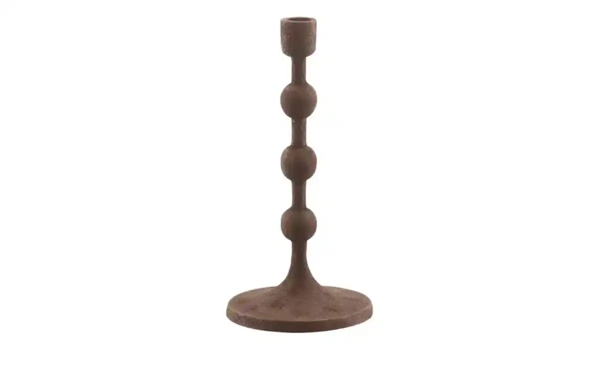 Bild 1 von HOME STORY Kerzenhalter ¦ braun ¦ Aluminium ¦ Maße (cm): H: 26  Ø: [13.0] Dekoration > Kerzen & Kerzenständer > Kerzenständer - Möbel Kraft