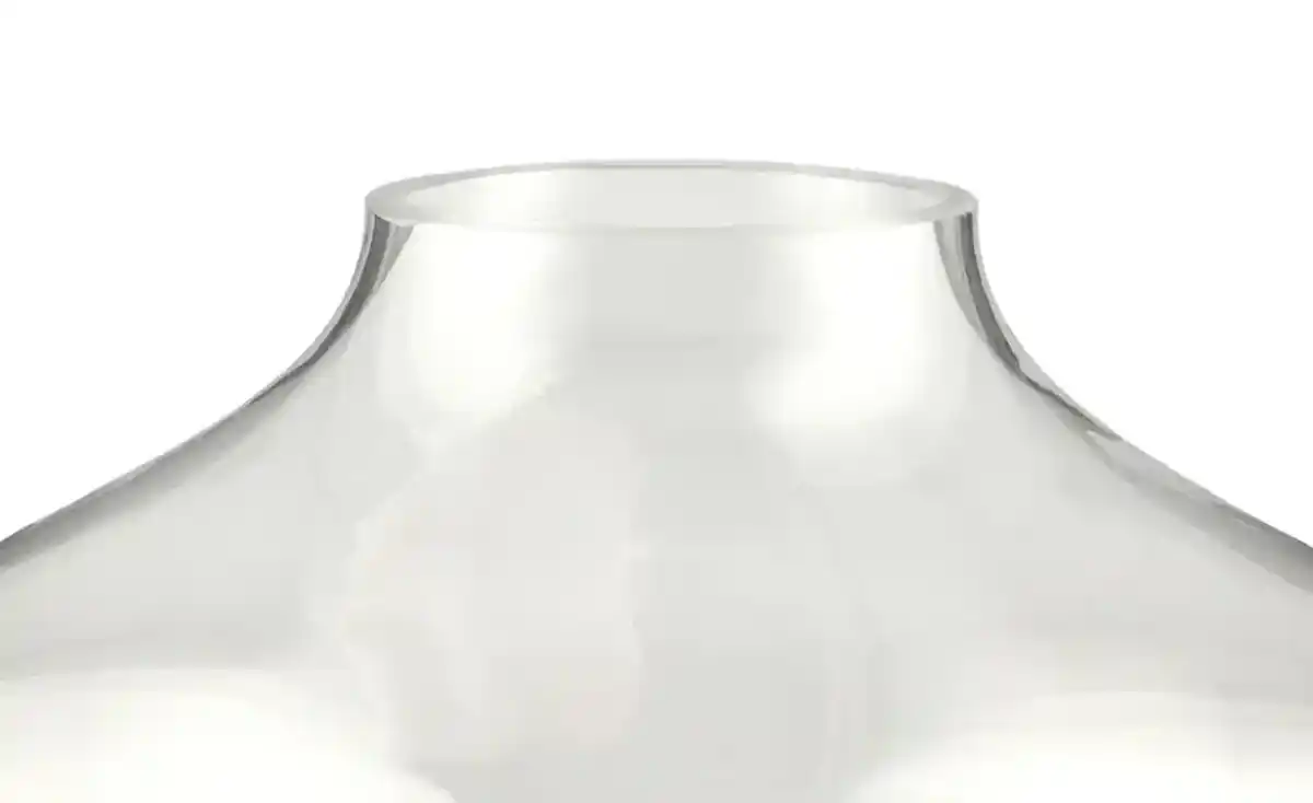 Bild 2 von Vase mit Steinboden ¦ transparent/klar ¦ Steingut, Glas ¦ Maße (cm): H: 22  Ø: [22.5] Dekoration > Vasen - Möbel Kraft
