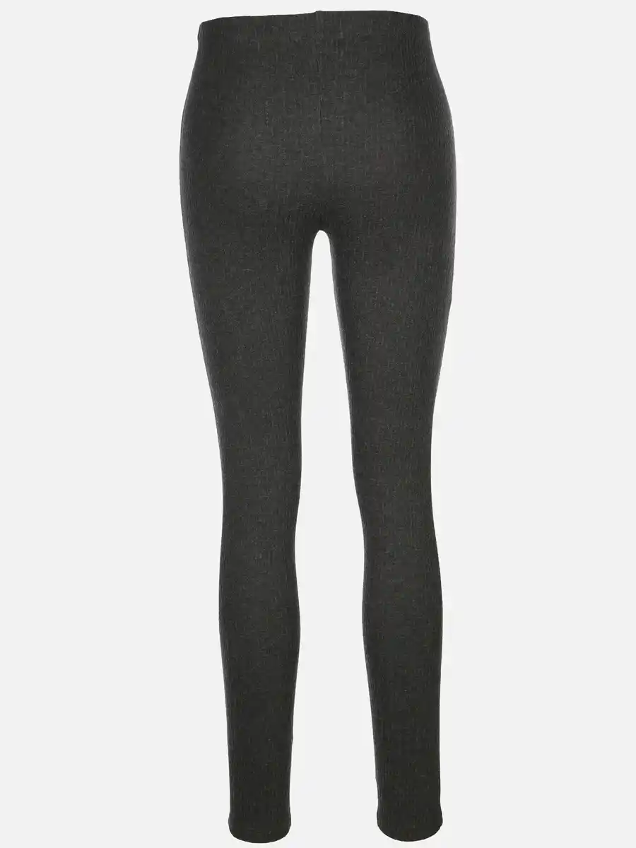 Bild 2 von Damen Ripp-Leggings Grau