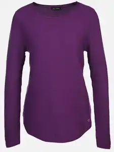 Damen Strukturpullover Lila